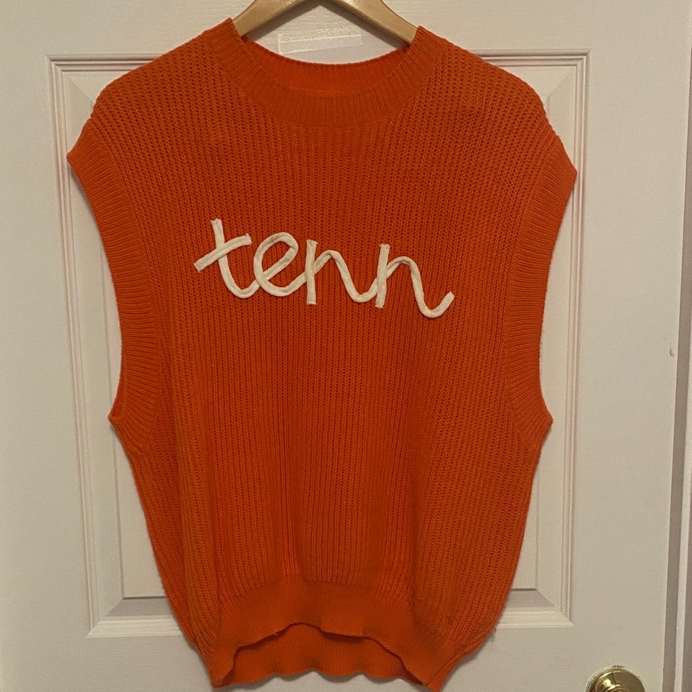 university of Tennessee Orange Women's Sweater sleeveless